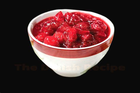 Tantalizingly Spiced Cranberry Sauce The Delish Recipe