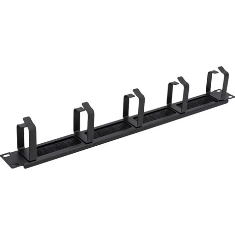 Кабельный органайзер горизонтальный TWIST 19" 1U 5 колец, с щеточным ...
