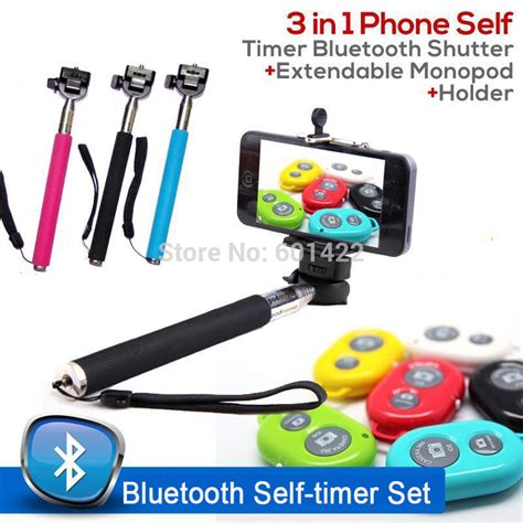 Купить новые 3 в 1 bluetooth таймер set выдвижная монопод + bluetooth ...