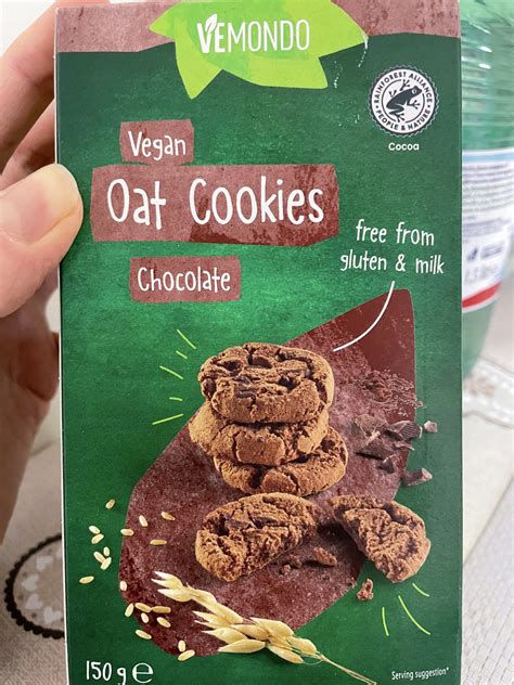 Vegan Oat Cookies Chocolate Vemondo