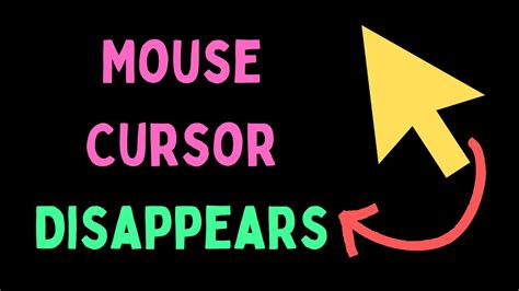 How To Fix Mouse Cursor Disappears On Windows Youtube