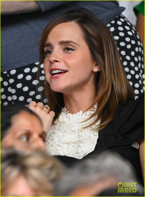 Emma Watson Makes Rare Appearance At Wimbledon 2023 Photo 4955589