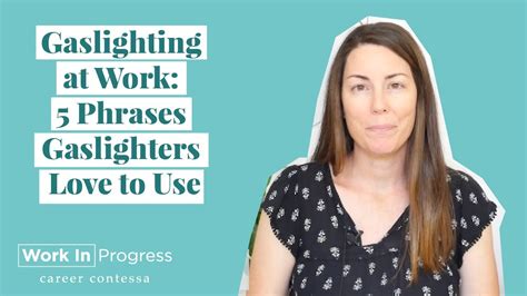 Gaslighting At Work Phrases Gaslighters Love To Use Youtube