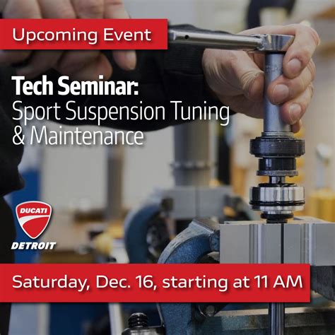 Tech Seminar: Sport Suspension Tuning and Maintenance | Ducati Detroit