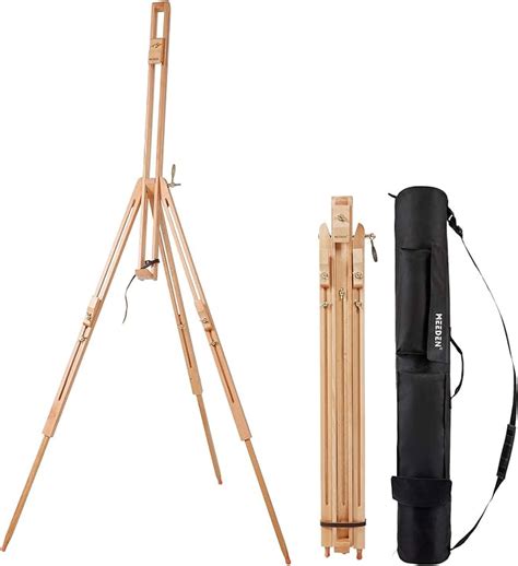 MEEDEN Artist Field Easel Tripod Beech Wooden Painting Easel Stand