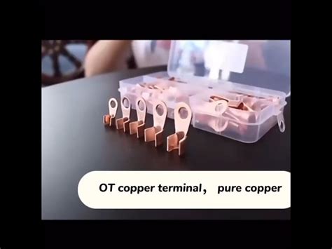 Pcs Box Ot Series Terminal A A A A A Splice Wire Copper O Shape Circular Naked Cable