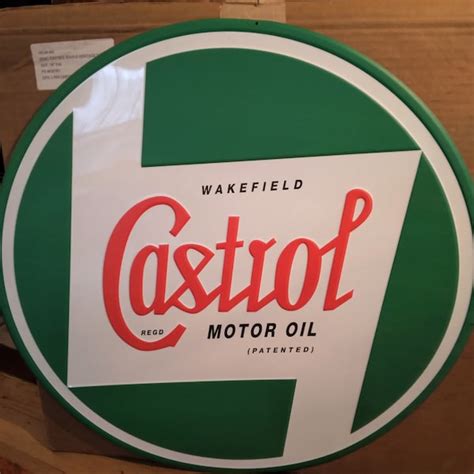 Castrol Vintage Sign Etsy