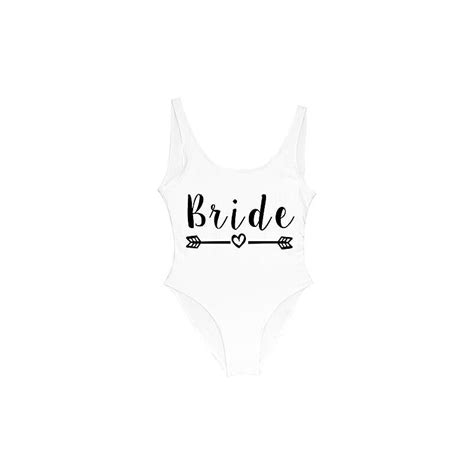 NOGRAX Bikini Triangolo Donna Bridal Party One Piece Swimsuit Letter Stamping Bareding Good