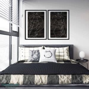 Gay Art Print Abstract Nude Printable Set Of Men Line Art Set Male Line Sketch Man Minimal