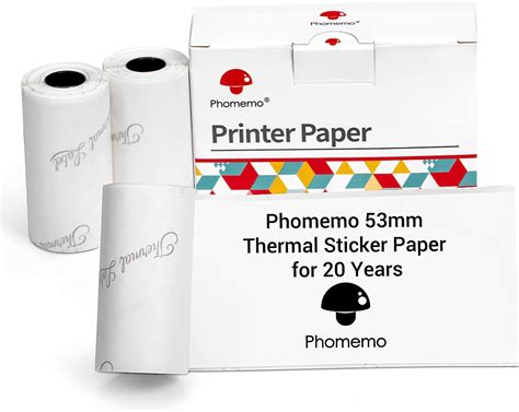 Phomemo Papier D Imprimante Mm Pour M M S M Pro M M As