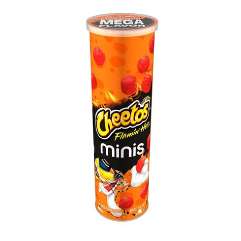Cheetos Minis Flamin Hot Cheese Flavored Canister Prom Ua Id