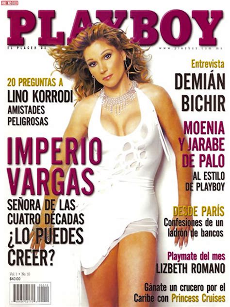 Naked Imperio Vargas in Playboy Magazine México