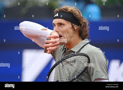 Munich 20th Apr 2023 Alexander ZVEREV GER Disappointment