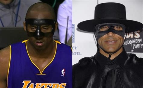 NBA Doppelgangers | Kobe Bryant | Zorro (looks like Rick Fox)