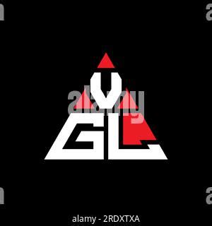 VGK triangle letter logo design with triangle shape. VGK triangle logo ...