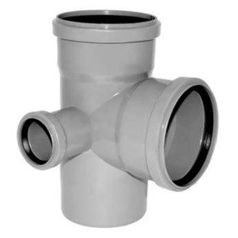 Крестовина 2-х плоск. канализационная 110х110х110х50 левая (серая ...