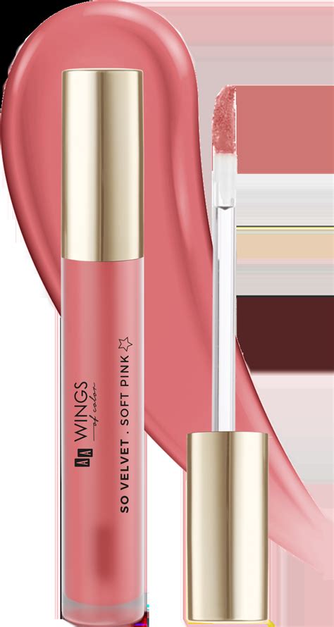 AA WINGS OF COLOR So Velvet pomadka do ust matowa w płynie Pink Nude ml Drogeria