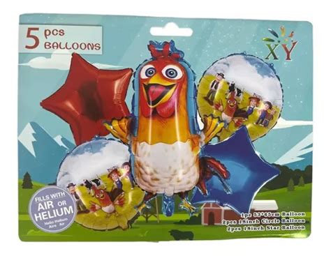 Paq De 5 Globos Para Fiesta Set De Bartolito Granja Zenón en venta en