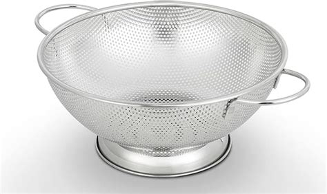 Jojeys Cm Colander Micro Perforated Premium Stainless Steel With