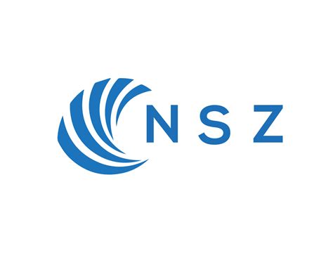 nsz letter logo design  white background nsz creative circle letter