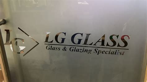 Sandblasting Lg Glass