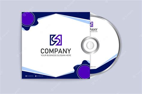 Premium Vector | School education cd cover and label design