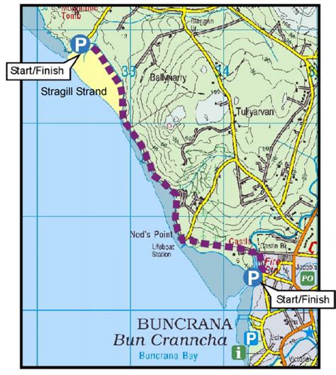 buncrana shore path coastal walk km easy inishviewcom