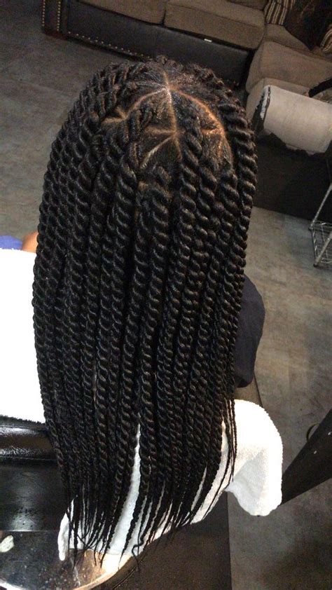 Havana Twists With Triangle Parts Black Hair Tribe