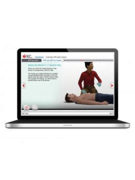 Aha Heartsaver First Aid Cpr Aed Online Advanced Cpr Training