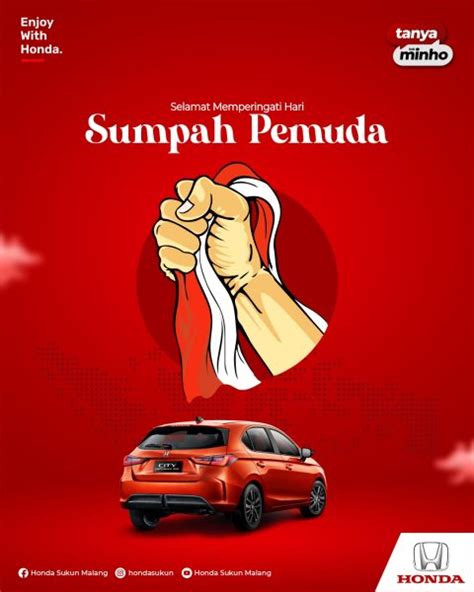 Selamat Memperingati Hari Sumpah Pemuda Honda Sukun Malang