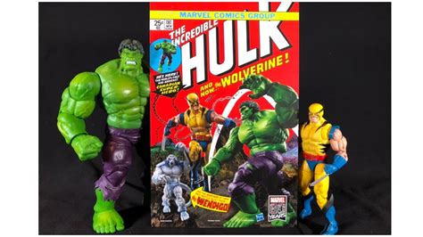 Unboxing Hasbro S 80th Anniversary 6 Marvel Legends Wolverine Vs The Incredible Hulk 2 Pack