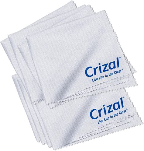 Crizal Microfiber Cleaning Cloth For Glasses 4 Pack The