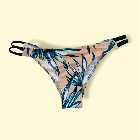 Pink By Victoria S Secret Swim Suit Bikini Bottom Depop