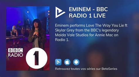 Regarder Eminem BBC Radio 1 Live Streaming