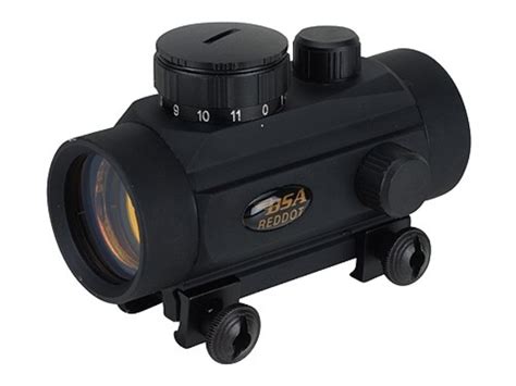 Bsa Red Dot Sight Mm Tube X Moa Dot Integral Weaver Style Mount