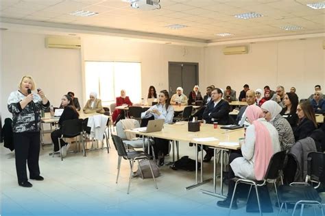 وفد من جامعة إربد الأهلية يشارك في ورشة عمل حول قابلية خريجي التعليم العالي للتوظيف في الجامعة