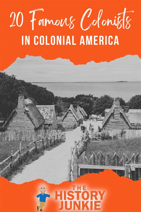 20 Famous Colonists in Colonial America - The History Junkie