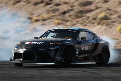 Watch Ryan Tuerck S V10 Powered Toyota GR Supra Hit The Track Listen