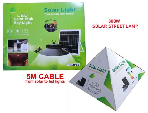 Solar Led Bay Light High Quality For Warehouse Led Solar High Bay