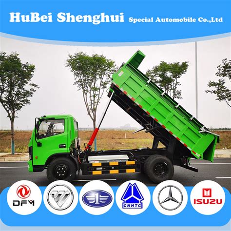 China Brand DFAC Tiger Light Dump Truck 3 5 Tons Dumper Tipper Truck