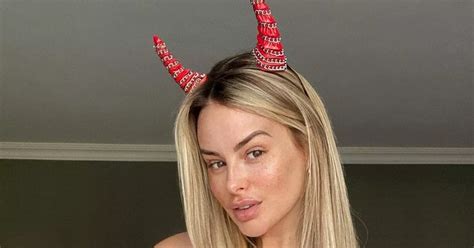 Rhian Sugden Branded Devilishly Sexy As She Sizzles In Red Hot Lace Costume Daily Star