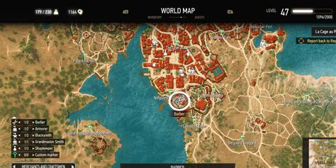 Цирюльники в The Witcher 3: Wild Hunt: где найти