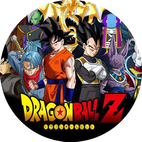 Painel Redondo Sublimado Dragon Ball Elo7 Produtos Especiais