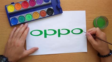 How To Draw An Oppo Logo Youtube