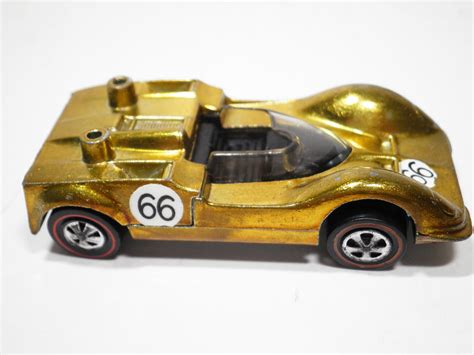 Hot Wheels Redline Chaparral G Gold Usa Base Original Vintage Etsy