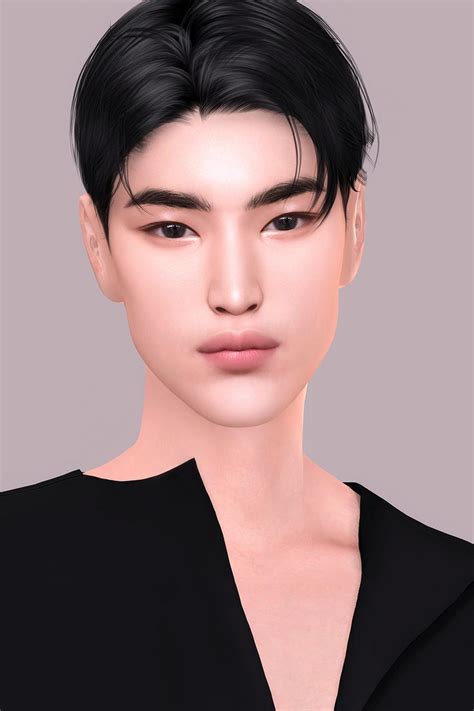 MALE ASIAN COLLECTION Northern Siberia Winds Sims 4 Cc Skin The