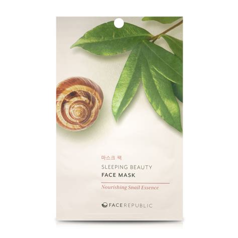 Shop Face Republic Face Mask Nourishing Snail Essence Calyxta