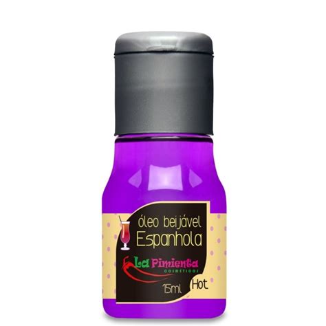 Óleo beijável sabor espanhola hot 15ml Munas Moda Intima Sex Shop