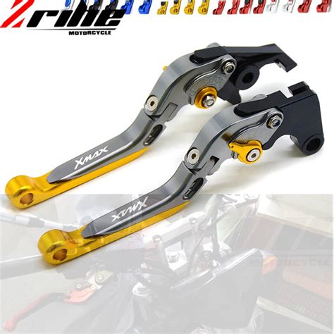 With Logo XMAX Motorcycle CNC Aluminum Adjustable Brake Clutch Levers