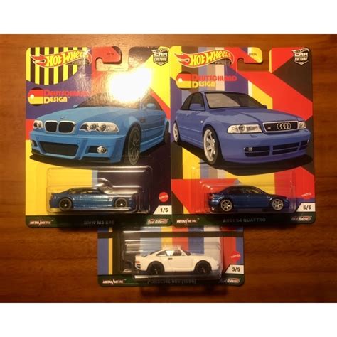 1 64 Hot Wheels 風火輪 BMW M3 Audi S4 Porsche 959 蝦皮購物